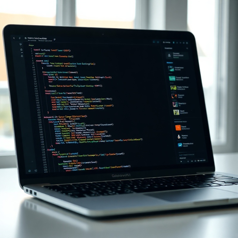 Пример кода интеграции API Кортли на экране монитора